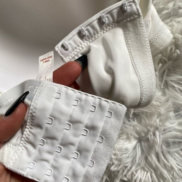 Cacique Bra FLAWED NEW White Size 46DD - Picture 4 of 13